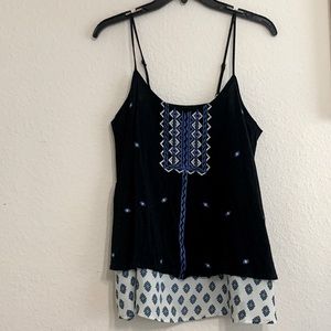THML Black and Blue Cami Sz M
